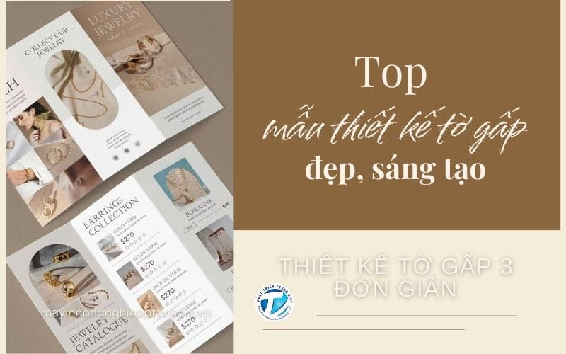 Top mẫu thiết kế tờ gấp đẹp, sáng tạo - Thiết kế tờ rơi gấp 3 đơn giản